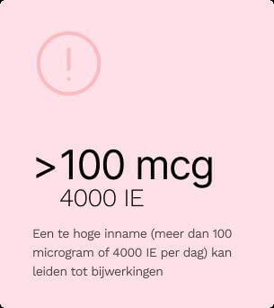 Meer dan 1000mcg