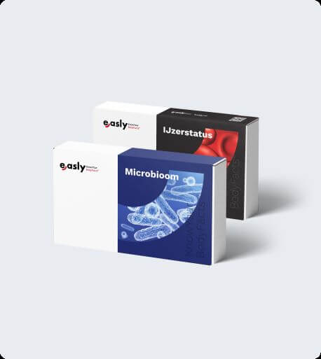 microbioom en ijzertest van Easly