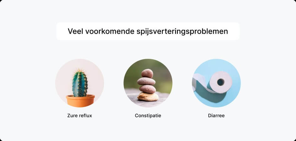 veel voorkomende spijsvertingsproblemen